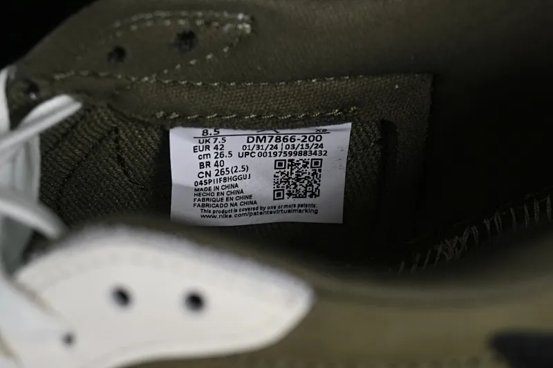All categories Air Jordan Jordan series basketball shoes Air Jordan 1 Low LW version Travis Scott x Air Jordan 1 Low OG AJ1 Joe 1 undercut low DM7866-200